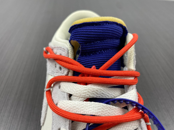 nike dunk low off-white lot 13 of 50 dj0950-110
