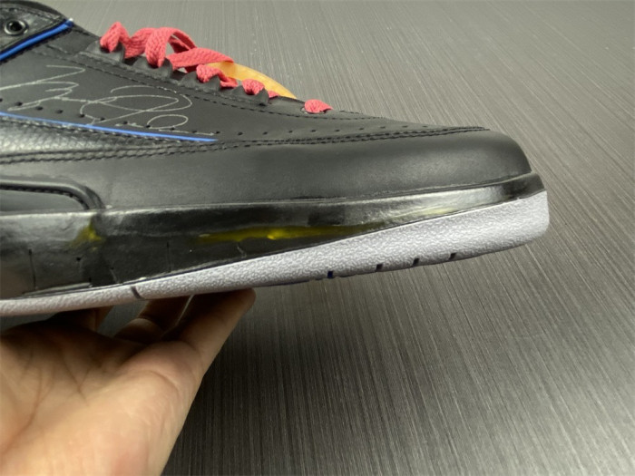 jordan 2 retro low sp off-white black blue dj4375-004