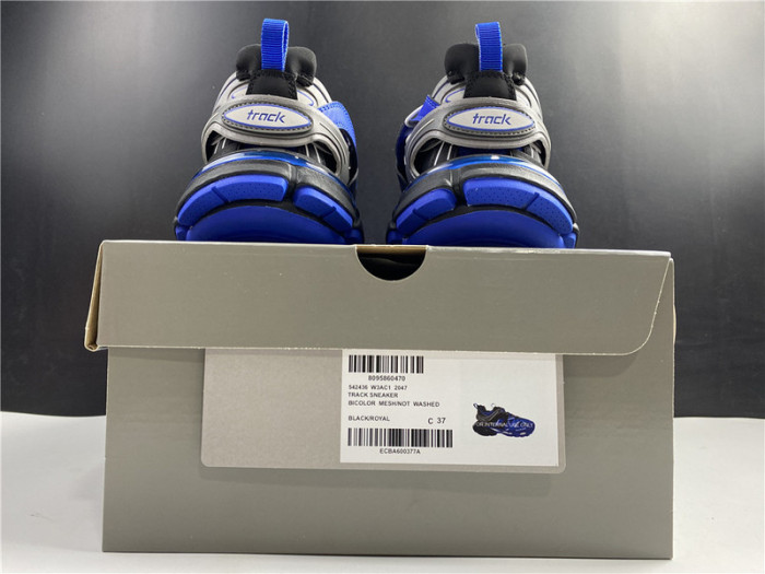 bl tess s. gomma trek low sneakers blue black 120501