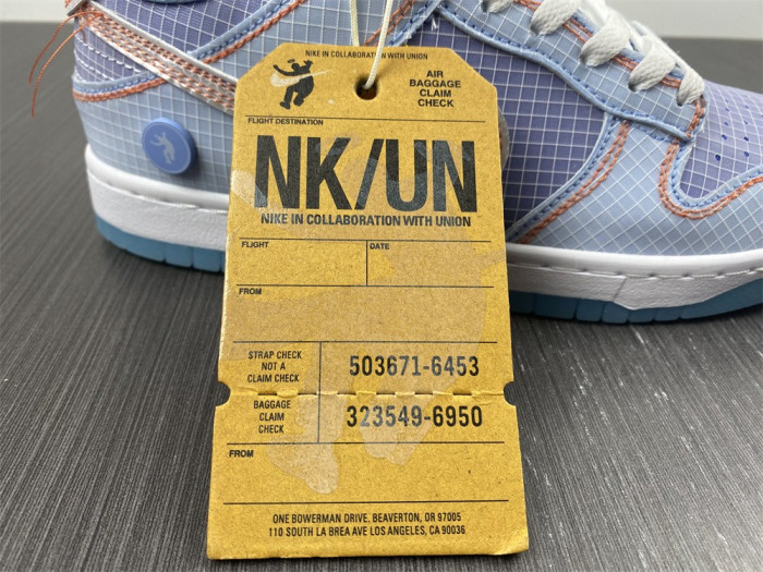 nike dunk low union passport pack argon dj9649-400