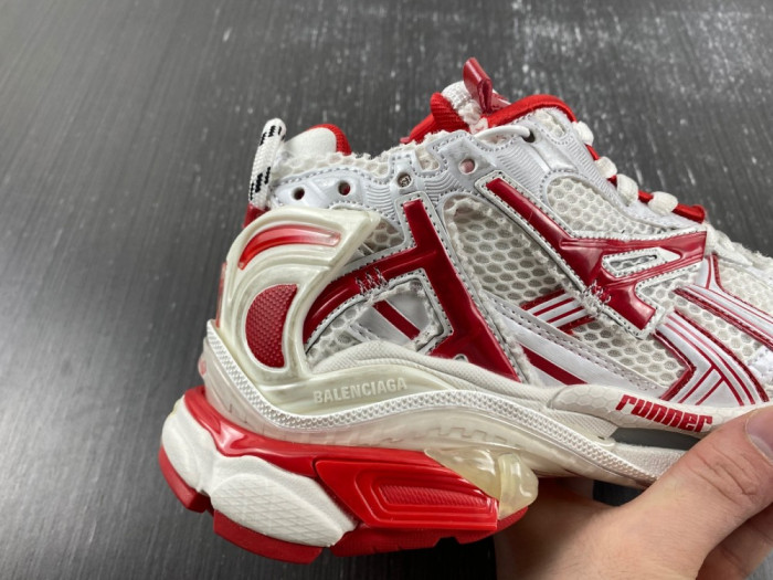 Ba*len*cia*ga runner white red 677402w3rb29060