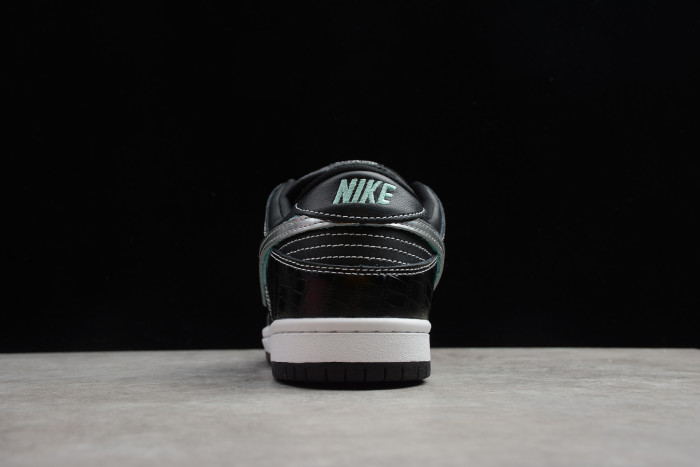 nike sb dunk low Di*m*nd s*pply co black Di*m*nd bv1310-001