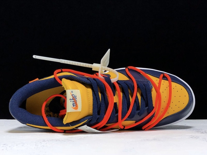 nike dunk low off-white michigan - ct0856-700